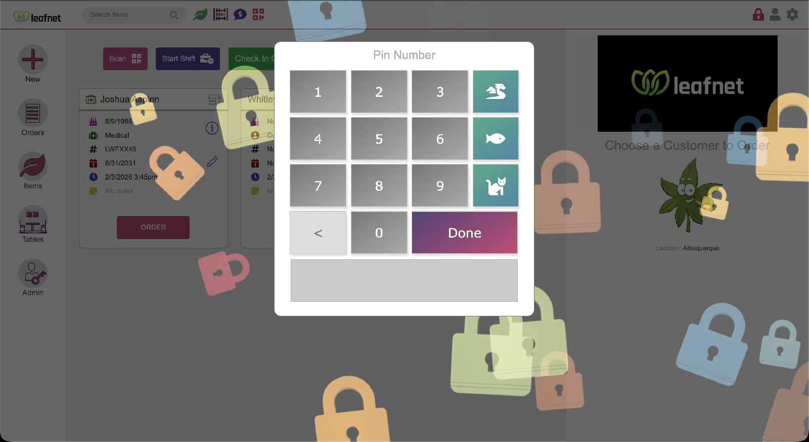 Leafnet Point-of-Sale Secure PIN Pad